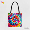 Tie Dye Rainbow Tote Bag: Vibrant Festival Accessory