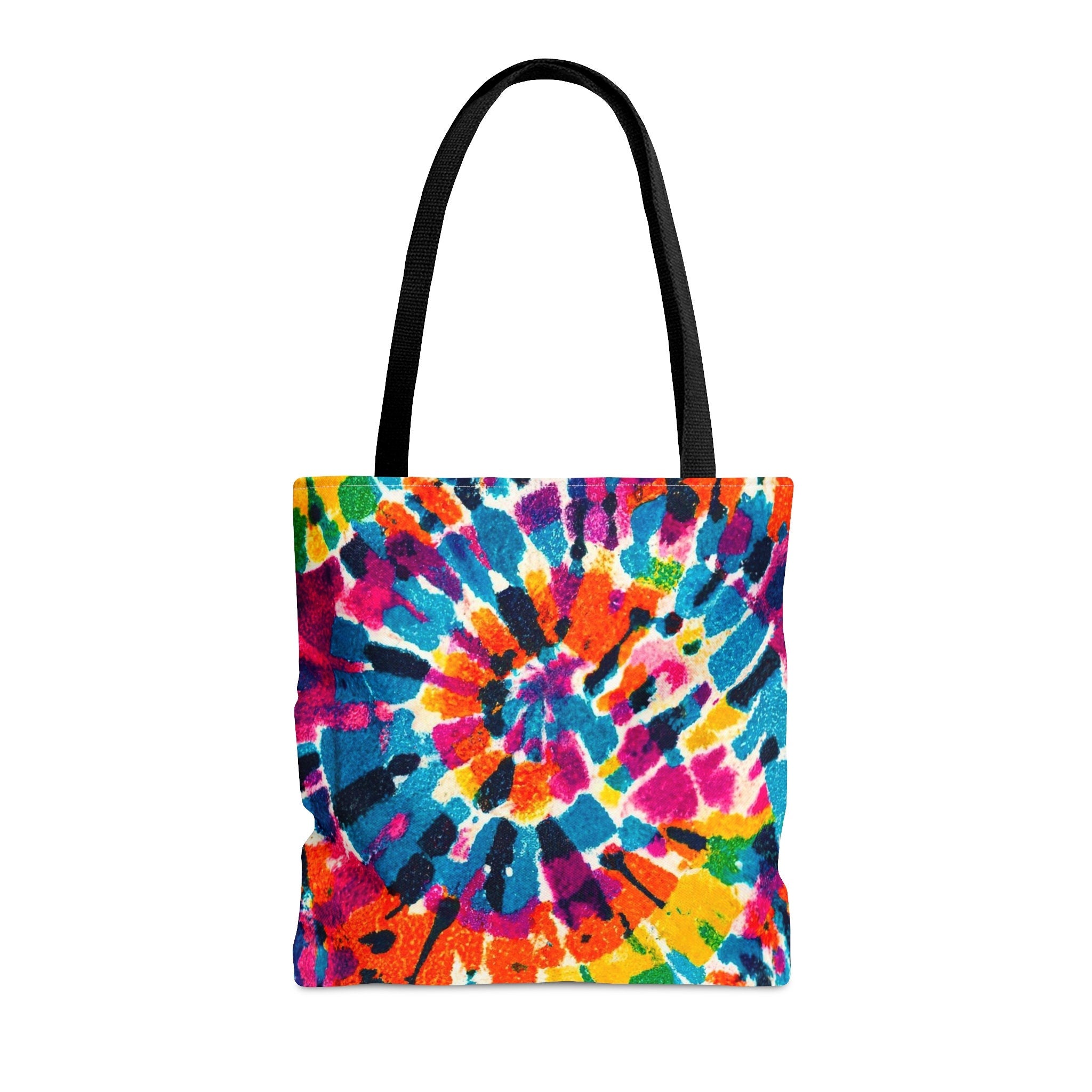 Tie Dye Rainbow Tote Bag: Vibrant Festival Accessory