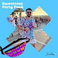 Sweetness Festival Fanny Pack: Multi-color Purple Butterfly Vibrant Accessory with Lay-Flat Design