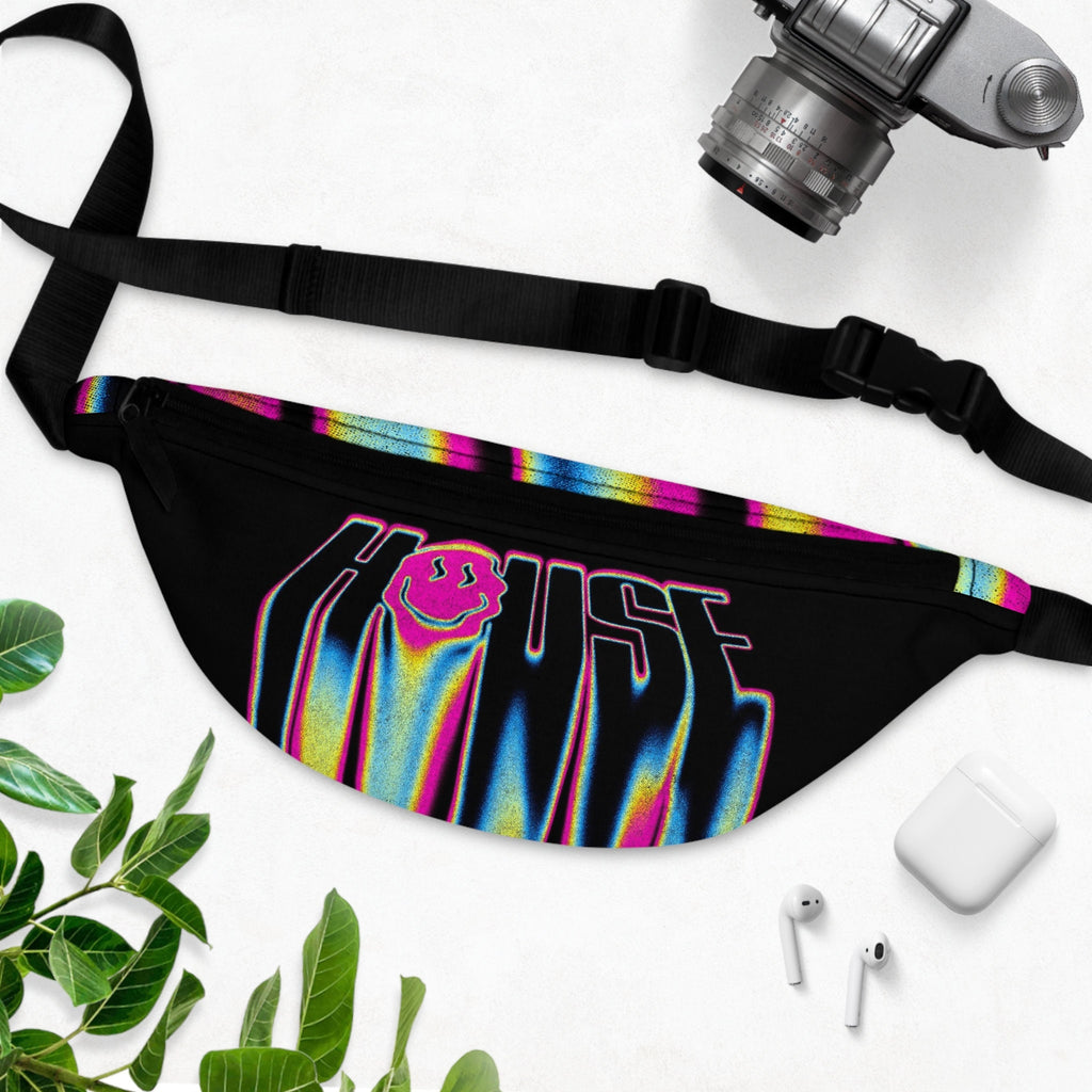 Festival Fanny Pack: Smiley Face House Music Rave Accessory