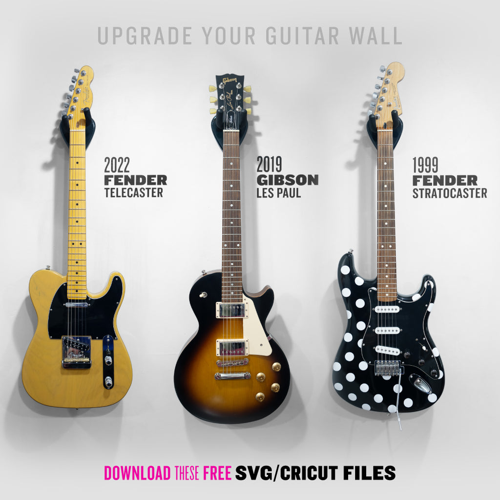Guitar Wall Sticker - Digital Download