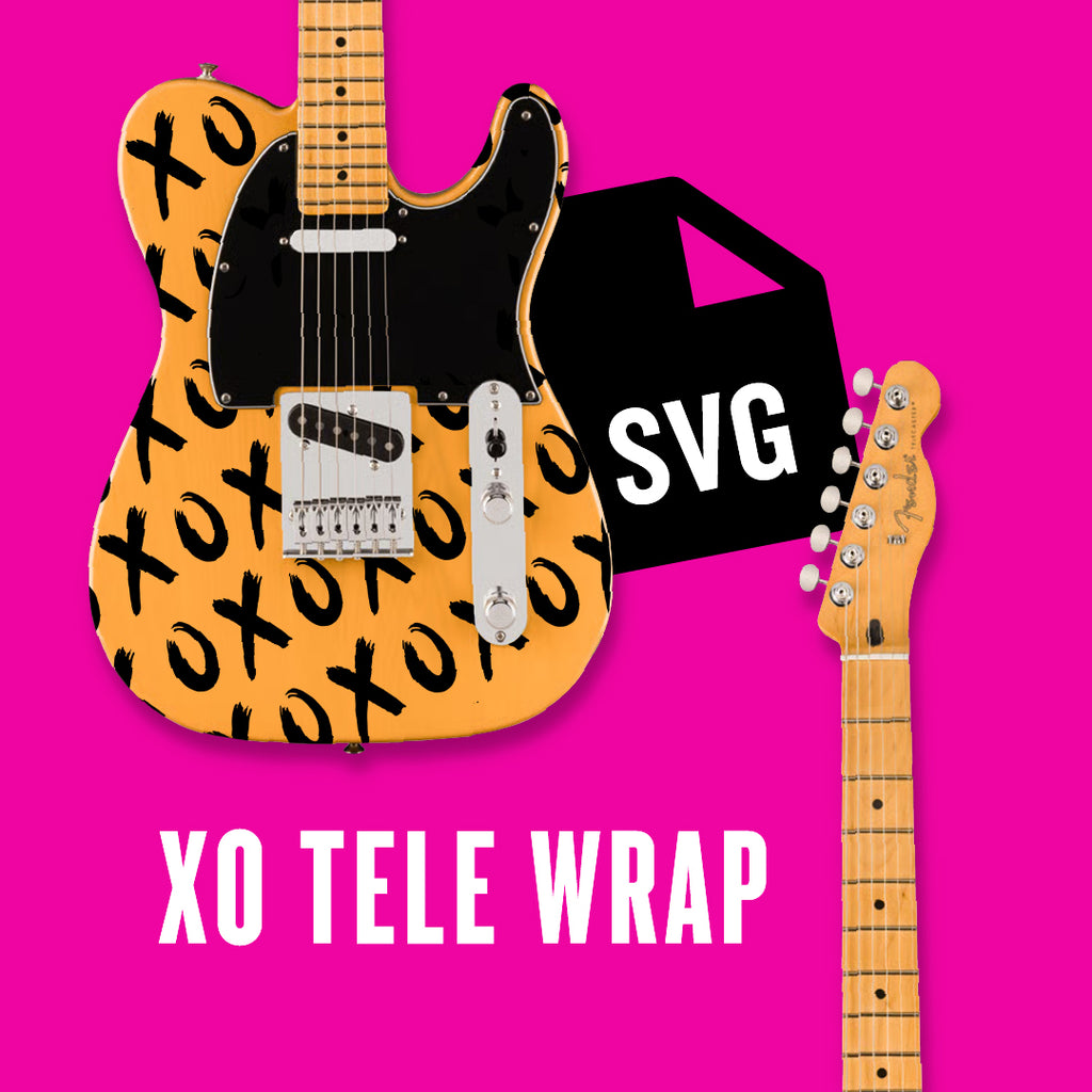 XO Guitar Wrap - Digital Download