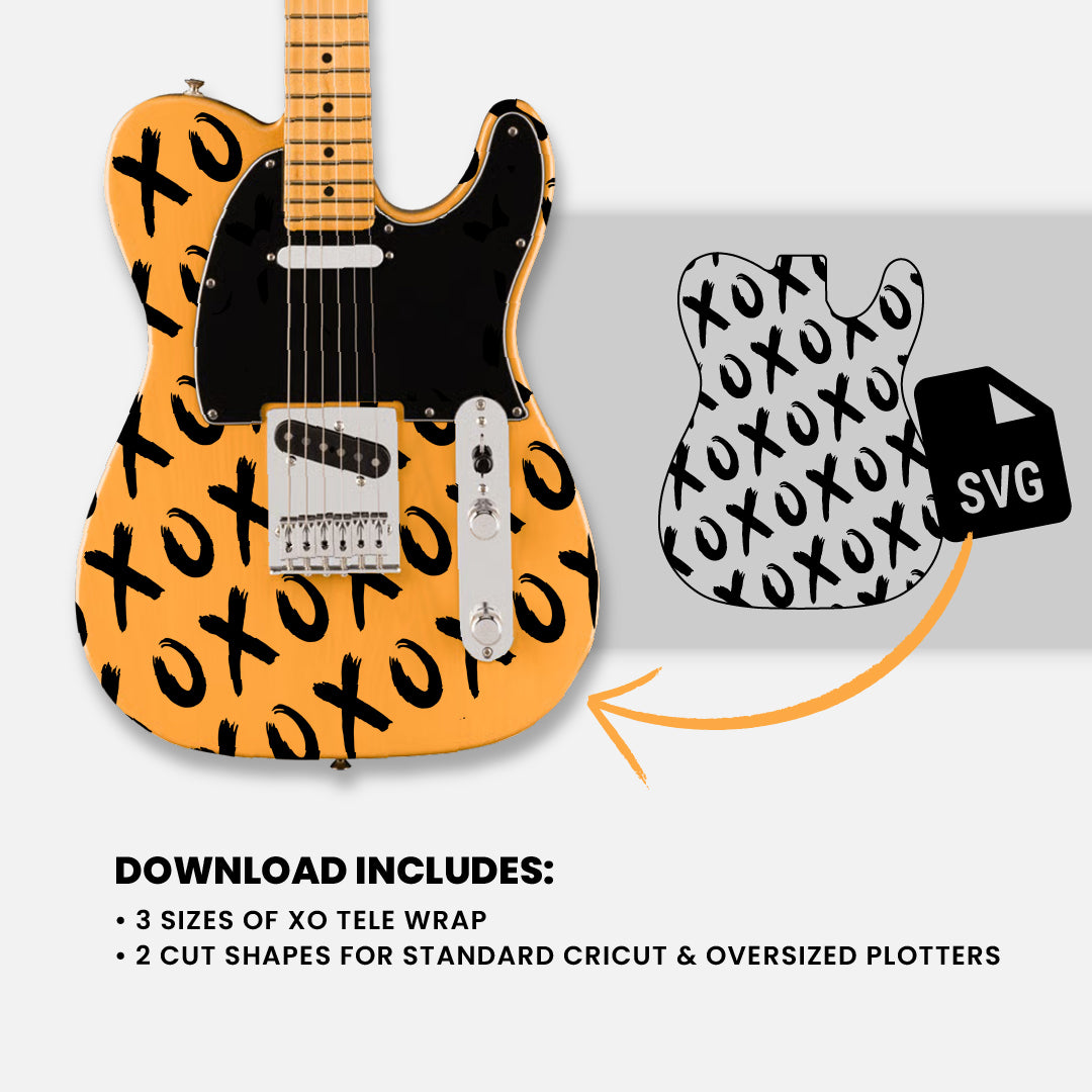 XO Guitar Wrap - Digital Download